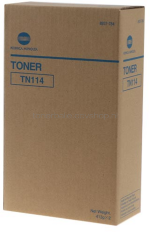 Konica Minolta TN-114 2-Pack zwart