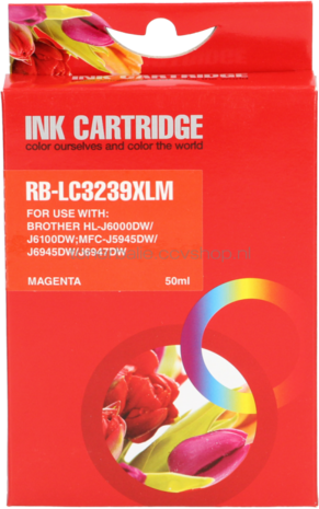 Huismerk Brother LC-3239M magenta
