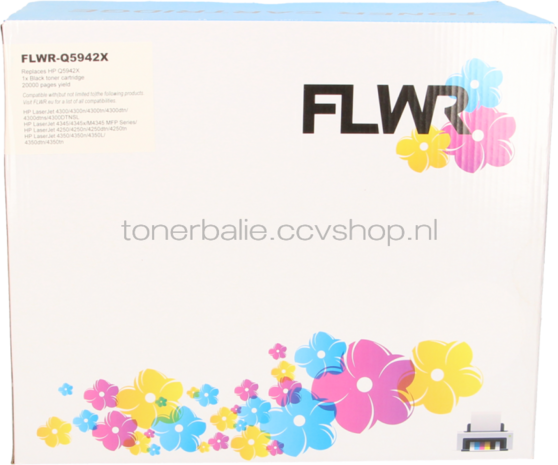FLWR HP 45A / 38A / 39A / 42A zwart
