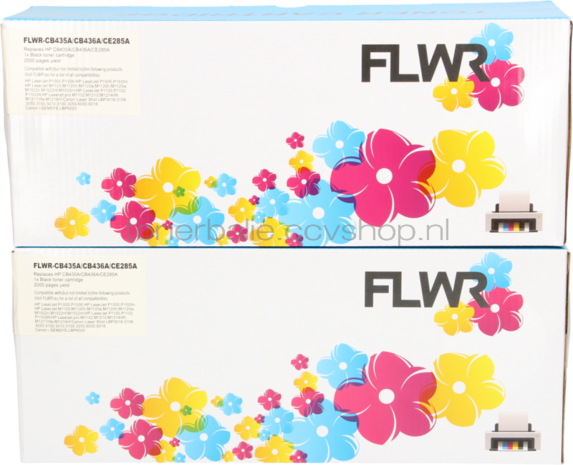 FLWR HP 85AD twinpack zwart
