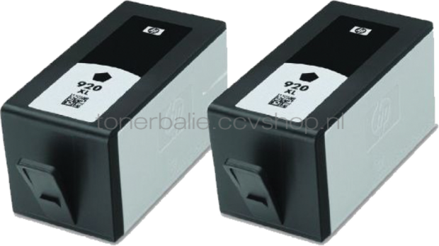 HP 920XL 2-pack zwart