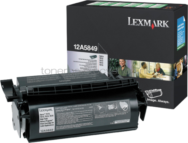 Lexmark 12A5849 zwart