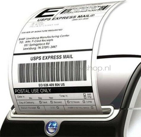 FLWR Dymo S0904980 10-Pack 159 mm x 104 mm  wit