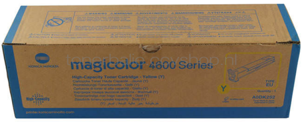 Konica Minolta A0DK252 geel