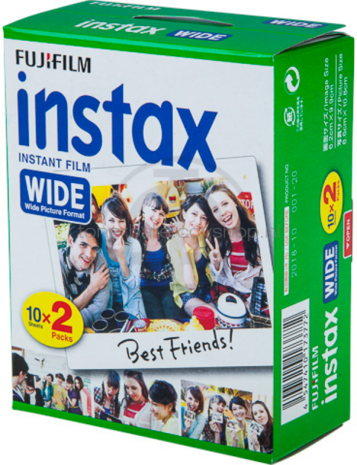 Fujifilm Instax Instant Film Wide 2x 10 sheets   20 vellen