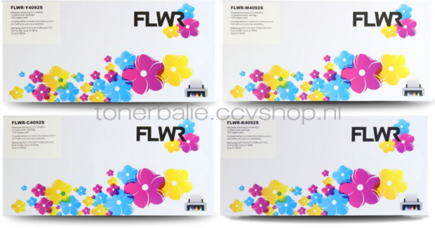 FLWR Samsung P4092C rainbow kit zwart en kleur