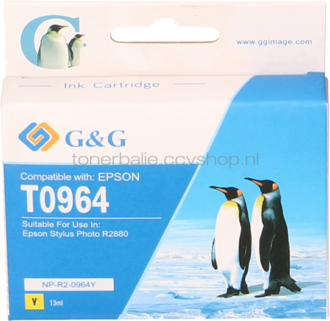 Huismerk Epson T0964 geel