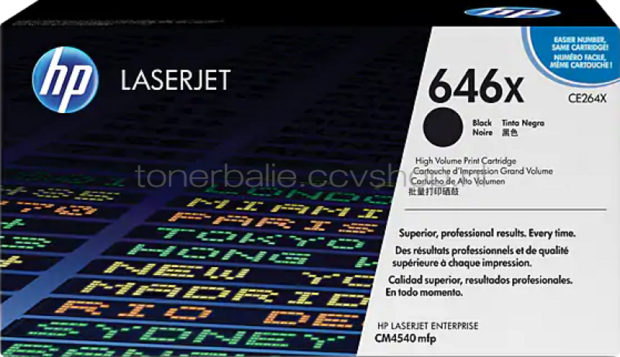 HP 646X zwart