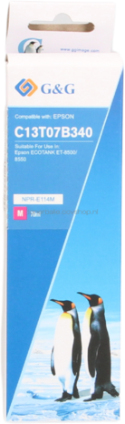 FLWR Epson 114 Inktfles magenta