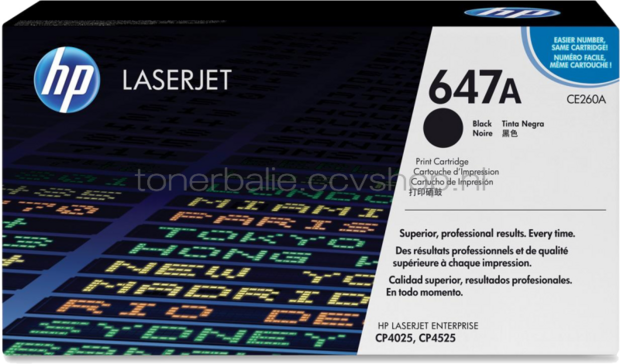 HP 647A zwart