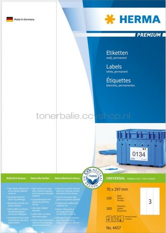 Herma 4657 70x297MM