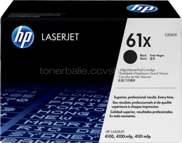 HP 61X hc zwart