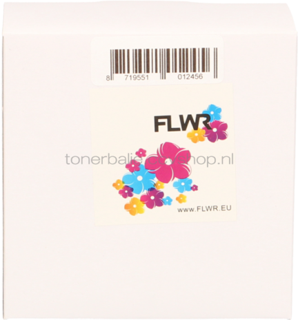 FLWR Brother DK-22214 12 mm x  30.48 M wit