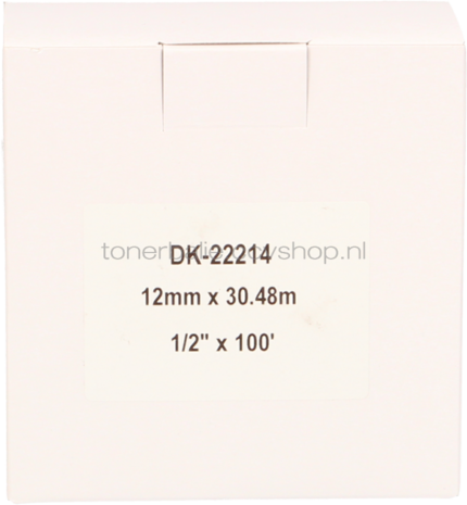 FLWR Brother DK-22214 12 mm x  30.48 M wit