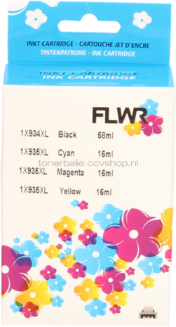 FLWR HP 934XL / 935XL Multipack zwart en kleur