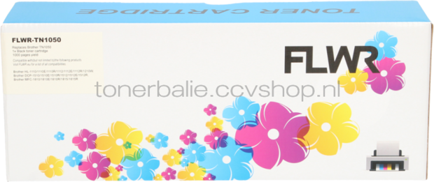 FLWR Brother TN-1050 zwart