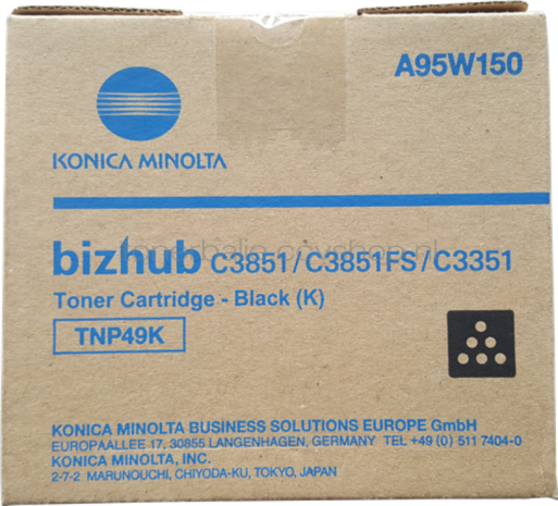 Konica Minolta TNP-49BK zwart
