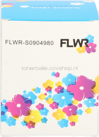 FLWR Dymo S0904980 159 mm x 104 mm  wit