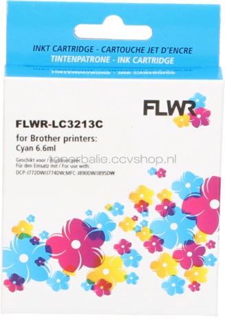 FLWR Brother LC-3213 cyaan