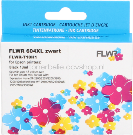 FLWR Epson 604XL zwart