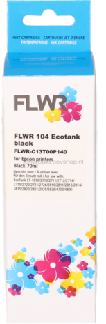 FLWR Epson 104 Ecotank zwart