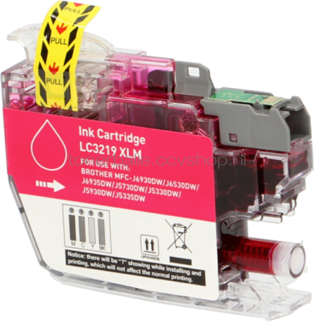 FLWR Brother LC-3219XL Multipack zwart en kleur