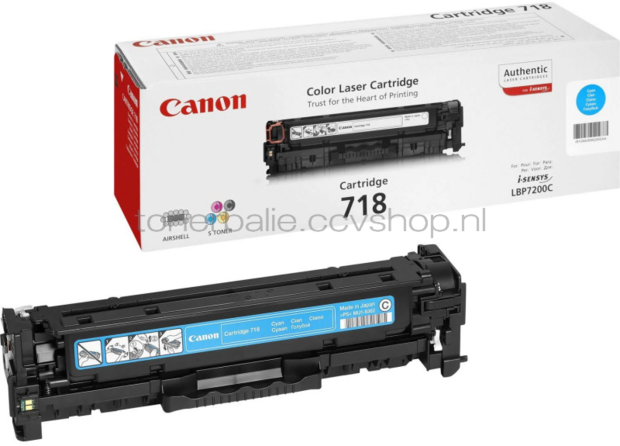 Canon 718 cyaan