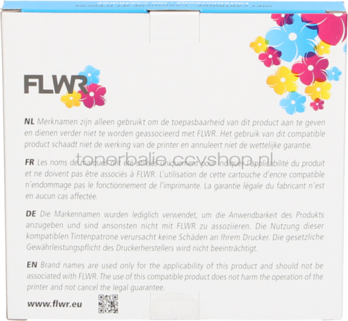 FLWR Canon CLI-551XL Multipack zwart en kleur