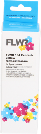FLWR Epson 104 Ecotank geel