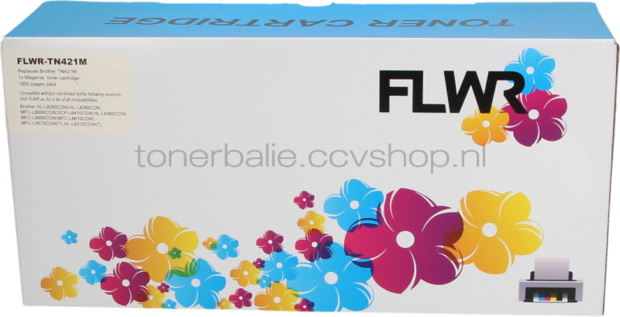 FLWR Brother TN-421 magenta