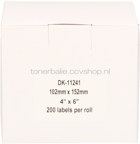 FLWR Brother DK-11241 102 mm x 152 mm  wit