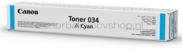 Canon 034 Toner cyaan