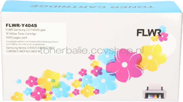 FLWR Samsung CLT-Y404S geel