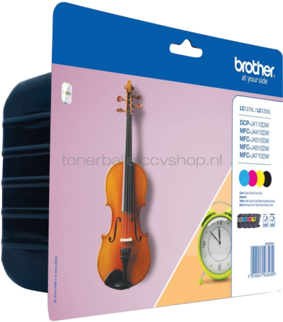 Brother LC-127XL Value-pack zwart en kleur