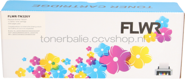 FLWR Brother TN-326Y geel