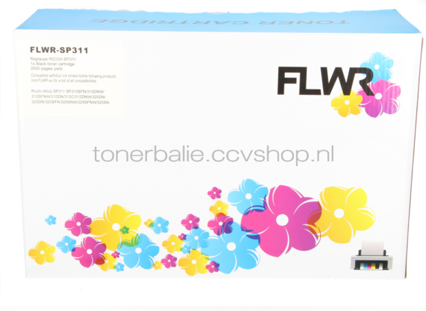 FLWR Ricoh 407246 zwart