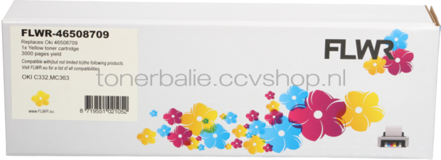 FLWR Oki C332 / MC363 geel
