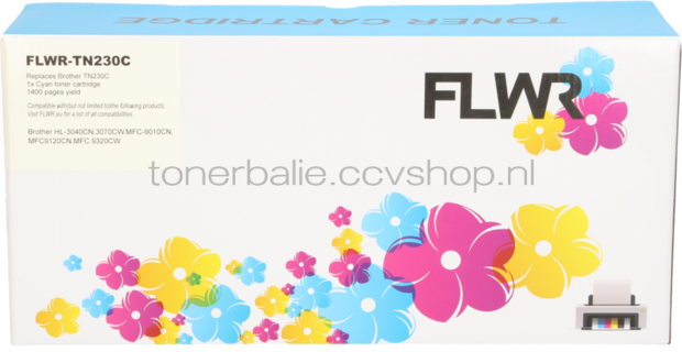 FLWR Brother TN-230C cyaan