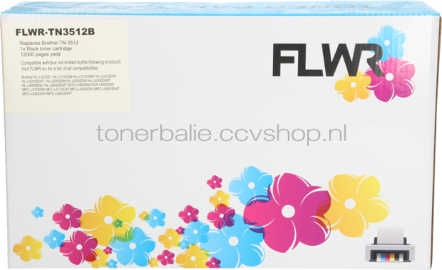 FLWR Brother TN-3512 zwart