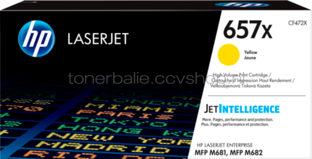 HP 657X geel