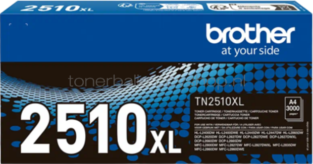 Brother TN-2510XL zwart