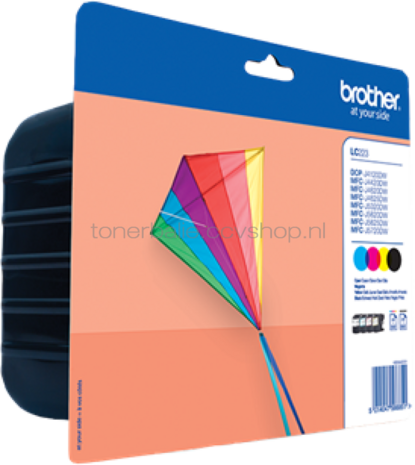 Brother LC-223 Multipack zwart en kleur