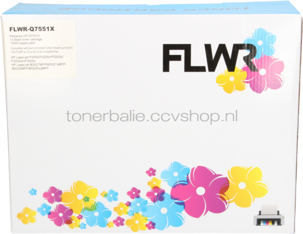 FLWR HP 51X zwart