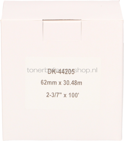 FLWR Brother DK-44205 62 mm x  30.48 M wit