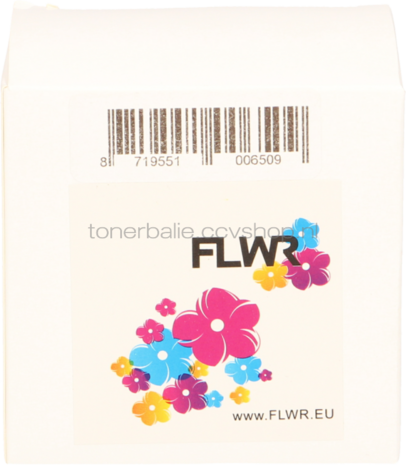 FLWR Dymo 99018 klein 38 mm x 190 mm  wit