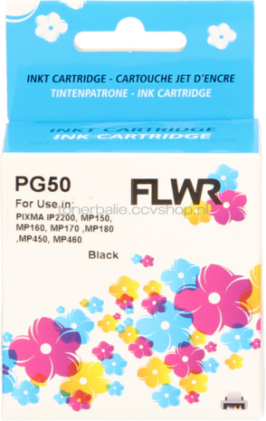 FLWR Canon PG-50 zwart