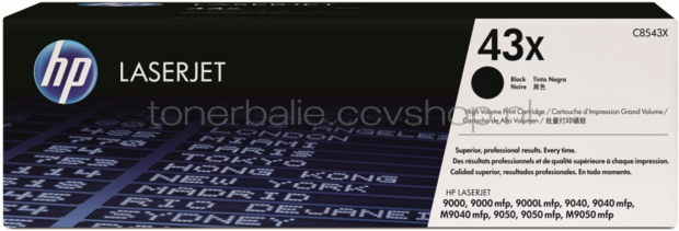 HP 43X hc zwart