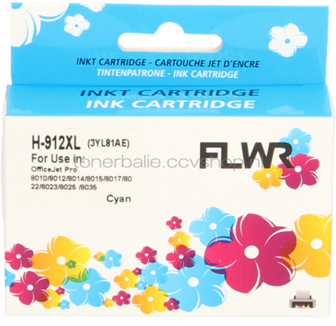 FLWR HP 912XL cyaan