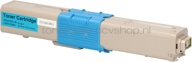 FLWR Oki C301 / C321 cyaan