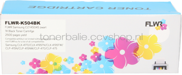 FLWR Samsung CLT-K504S zwart